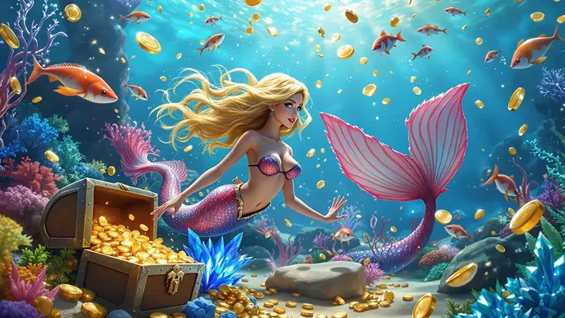 Visual arena bawah laut untuk permainan tembak ikan FATCAI99