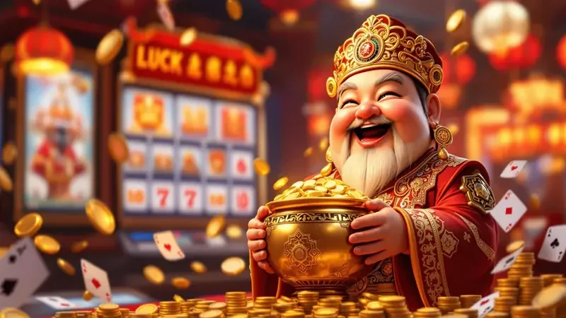 Tampilan slot mobile dengan reel bercahaya dan elemen bonus